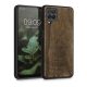 Kryt Kwmobile pro Samsung Galaxy A12, dřevo, hnědý, 55092.03