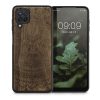 Kryt Kwmobile pro Samsung Galaxy A12, dřevo, hnědý, 55092.03