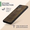 Kryt Kwmobile pro Samsung Galaxy A12, dřevo, hnědý, 55092.03