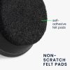 Sada 5 noh pro tyč kancelářské židle 11 mm, Kwmobile, Černá, Ocel, 56094.06