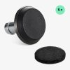 Sada 5 noh pro tyč kancelářské židle 11 mm, Kwmobile, Černá, Ocel, 56094.06