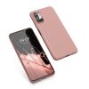 Pouzdro Kwmobile pro Xiaomi Redmi Note 10 5G, silikonové, růžové, 54947.193