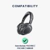 Sada 2 náušníků pro sluchátka Sennheiser PXC550/PXC480/MB660, Kwmobile, černá, ekologická kůže, 58340.01