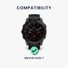 Rámeček ciferníku pro Garmin Fenix 7, Kwmobile, Black/Silver, Aluminium, 58350.01
