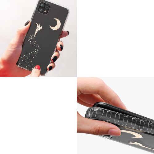 Kryt Kwmobile pro Samsung Galaxy A22 5G, silikonový, průhledný/zlatý, 58363.01