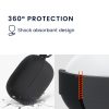 Pouzdro na sluchátka SoundPEATS Air3 Pro, Kwmobile, Black, Silikon, 58342.01