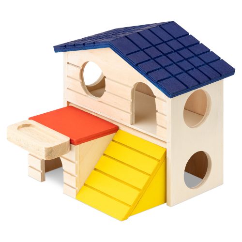 Dům Navaris pro křečky, dřevo, vícebarevný, 58406.01