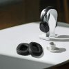 Sada 2 náušníků pro sluchátka Audio-Technica ATH-M50X/ATH-M40X/ATH-MSR7, Kwmobile, černá, eko kůže, 58449.01