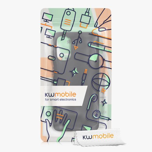 Kryt Kwmobile pro Motorola Moto G (2022), silikonový, černý, 58530.47