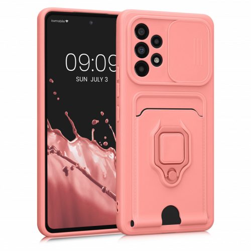 Pouzdro Kwmobile pro Samsung Galaxy A53 5G, silikonové, růžové, 58577.193
