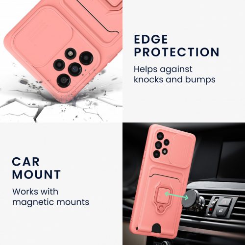 Pouzdro Kwmobile pro Samsung Galaxy A53 5G, silikonové, růžové, 58577.193