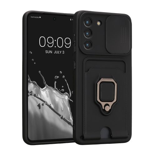 Nárazník kwmobile pro Samsung Galaxy S21 FE, silikonový, černý, 58570.01