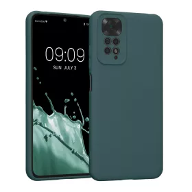   Pouzdro Kwmobile pro Xiaomi Redmi Note 11/Redmi Note 11s, silikonové, zelené, 57918.169