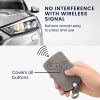 Kryt klíče od auta pro Renault 4 Buttons, Kwmobile, šedý, ekokůže, 48568.17