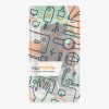Kryt klíče od auta pro Renault 4 Buttons, Kwmobile, šedý, ekokůže, 48568.17