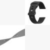 Sada 2 řemínků pro Huawei Watch GT 3 Pro (46mm), Kwmobile, Black/Grey, Silicone, 58637.02