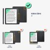 Pouzdro pro Kobo Libra 2, Kwmobile, fialové, ekokůže, 56576.108