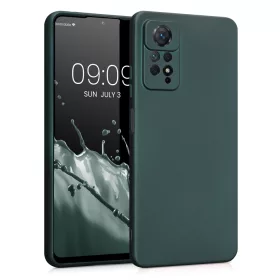   Kryt Kwmobile pro Xiaomi Redmi Note 11 Pro/Redmi Note 11 Pro 5G, silikonový, zelený, 58650.14