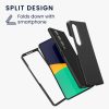 Kryt Kwmobile pro Samsung Galaxy Z Fold 4, eko kůže, černý, 58680.01
