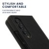 Kryt Kwmobile pro Samsung Galaxy Z Fold 4, eko kůže, černý, 58680.01