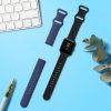 Sada 2 popruhů pro Huami Amazfit Bip S/Amazfit Bip S Lite, Kwmobile, Black/Blue, Silicone, 58717.01