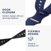 Sada 2 popruhů pro Huami Amazfit Bip S/Amazfit Bip S Lite, Kwmobile, Black/Blue, Silicone, 58717.01