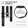 Sada 2 popruhů pro Huami Amazfit Bip S/Amazfit Bip S Lite, Kwmobile, Black/Blue, Silicone, 58717.01