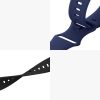 Sada 2 popruhů pro Huami Amazfit Bip S/Amazfit Bip S Lite, Kwmobile, Black/Blue, Silicone, 58717.01