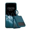 Pouzdro kwmobile pro Samsung Galaxy Z Flip4, silikonové, modré, 58786.57