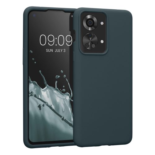 Pouzdro Kwmobile pro OnePlus Nord 2T, silikonové, modré, 58764.202