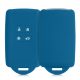 Pouzdro na klíče od auta pro Renault 4 Buttons - Smart Key, Kwmobile, Blue, Silikon, 48035.228