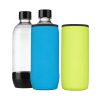 Sada 2 krytů Cooler Jacket na láhve SodaStream, Kwmobile, modrá/žlutá, neopren, 58833.02