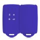 Kryt na klíče od auta pro Renault 4 Buttons - Smart Key, Kwmobile, Modrý, Silikon, 48035.134