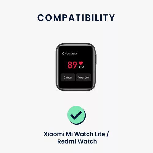 Řemínek pro Xiaomi Mi Watch Lite/Redmi Watch, Kwmobile, fialový, silikon, 58886.192