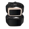 Sada 2 pouzder pro Oppo Watch Free, Kwmobile, černá/krémová, silikonová, 58877.02