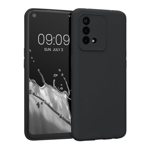 Pouzdro Kwmobile pro OPPO A74, silikonové, černé, 58907.47