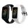 Sada 2 popruhů pro Huawei Band 7/Band 6/Honor Band 6, Kwmobile, Black/White, Silikon, 58914.02