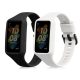 Sada 2 popruhů pro Huawei Band 7/Band 6/Honor Band 6, Kwmobile, Black/White, Silikon, 58914.02