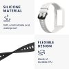 Sada 2 popruhů pro Huawei Band 7/Band 6/Honor Band 6, Kwmobile, Black/White, Silikon, 58914.02
