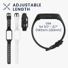 Sada 2 popruhů pro Huawei Band 7/Band 6/Honor Band 6, Kwmobile, Black/White, Silikon, 58914.02