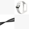 Sada 2 popruhů pro Huawei Band 7/Band 6/Honor Band 6, Kwmobile, Black/White, Silikon, 58914.02