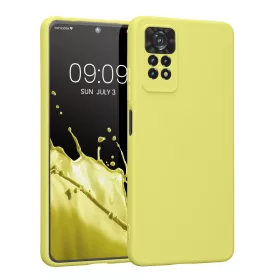   Kryt Kwmobile pro Xiaomi Redmi Note 11 Pro/Redmi Note 11 Pro 5G, silikon, žlutý, 57919.165
