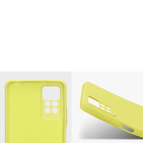 Kryt Kwmobile pro Xiaomi Redmi Note 11 Pro/Redmi Note 11 Pro 5G, silikon, žlutý, 57919.165