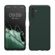 Pouzdro Kwmobile pro Samsung Galaxy A04s, tmavě zelené, silikonové, 58921.169