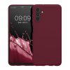 Pouzdro Kwmobile pro Samsung Galaxy A04s, fialové, silikonové, 58921.187