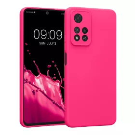   Pouzdro Kwmobile pro Xiaomi Redmi Note 11 Pro Plus 5G, silikonové, růžové, 58097.77