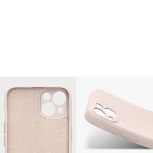 Kryt Kwmobile pro Apple iPhone 13, silikonový, krémový, 58954.225