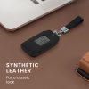 Kryt na klíče od auta pro Renault 4 Buttons - Smart Key, Kwmobile, černá/šedá, ekokůže, 58938.02