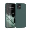 Kryt Kwmobile pro Apple iPhone 12/iPhone 12 Pro, silikonový, zelený, 53938.171
