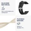 Sada 2 řemínků pro Xiaomi Mi Watch/Mi Watch Color Sport, Kwmobile, Black/Grey, Silicone, 58466.02